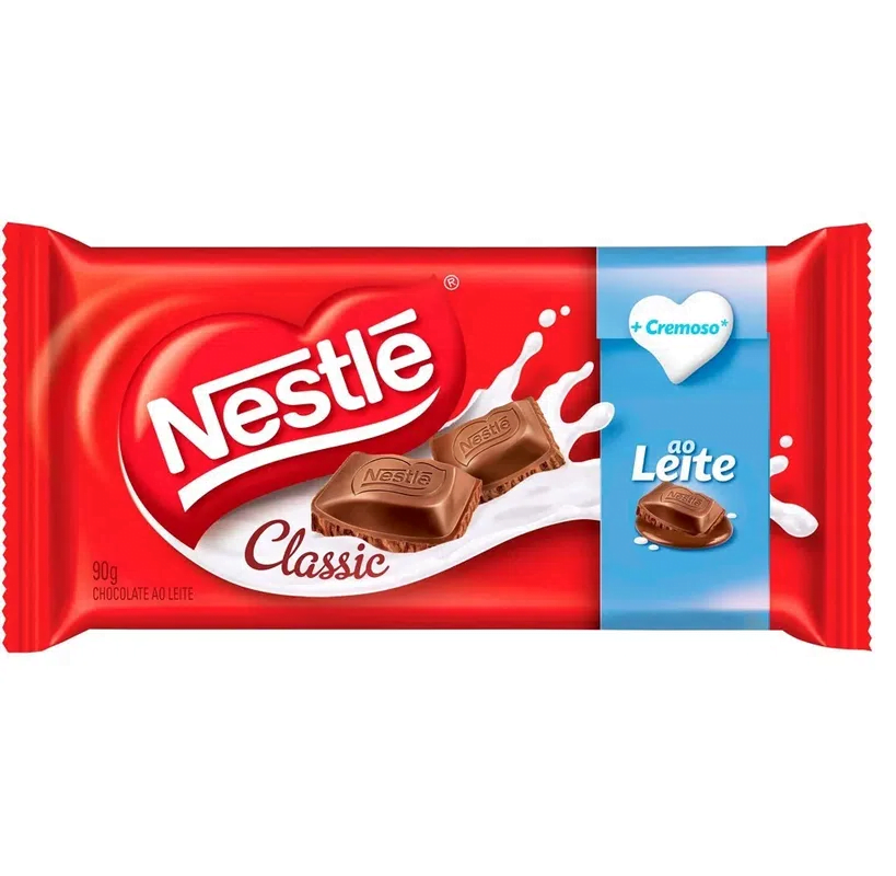 Chocolate Nestlé Classic Leite 90g Consul Cooperativa