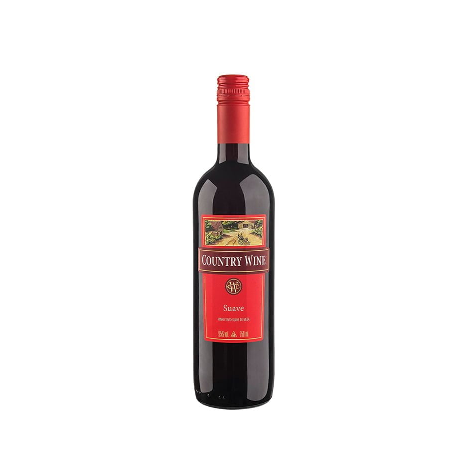 Vinho Country Wine Tinto Suave 750ml | Consul Cooperativa